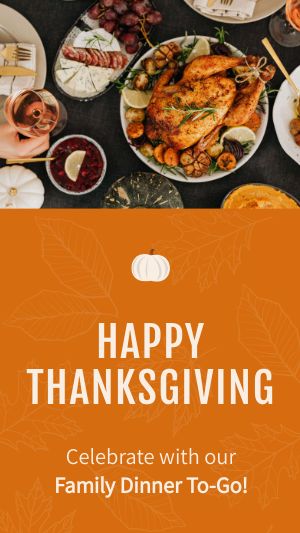 Orange Thanksgiving FB Story