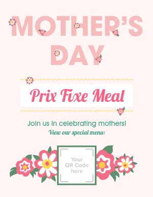 Mothers Day Meal Sign