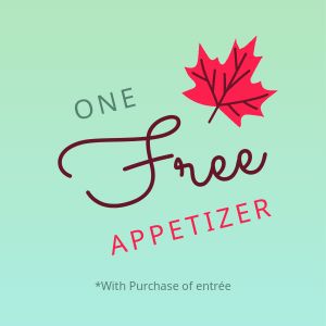 Free Appetizer Fall Coupon