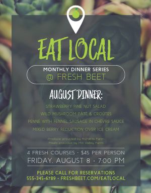 Eat Local Flyer