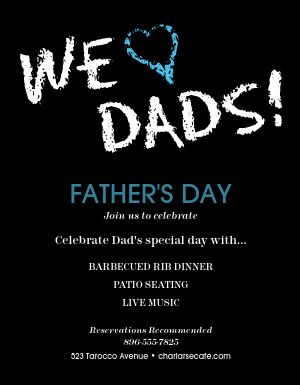 Fathers Day Event Flyer