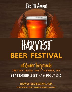 Harvest Beer Festival Flyer