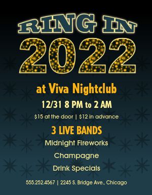 New Years Party Flyer