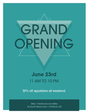 Business Opening Flyer
