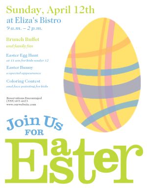 Easter Brunch Flyer
