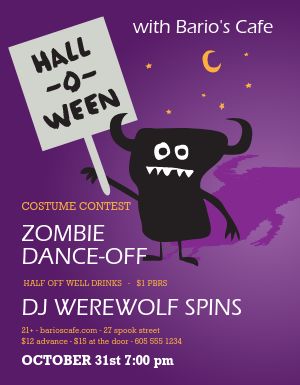 Halloween Party Event Flyer