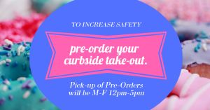 Preorder Takeout Facebook Post 