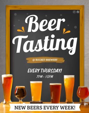 Beer Tasting Poster
