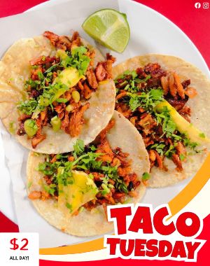 Taco Daily Specials Poster