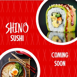 Japanese Sushi Instagram Post 