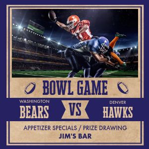 Bowl Game Instagram Post