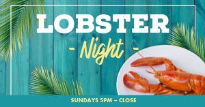 Lobster Night Facebook Post
