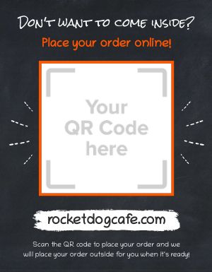 Order Online QR Sign