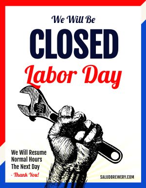 Closed on Labor Day Flyer