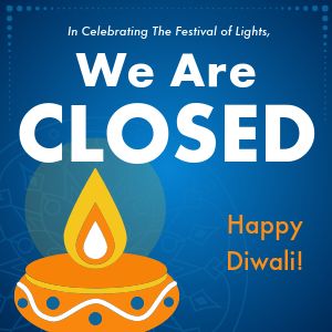 Closed on Diwali IG Post