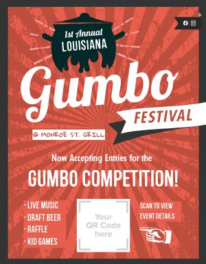 Gumbo Festival Flyer