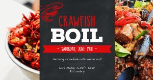 Crawfish Boil Facebook Update