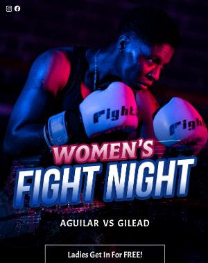 Women Fight Night Poster