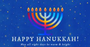 Happy Hanukkah Facebook Post