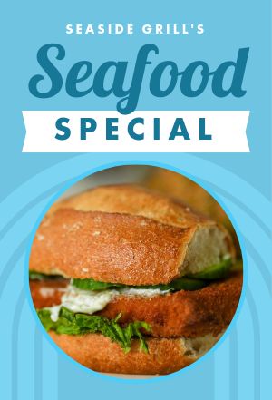 Seafood Specials Table Tent