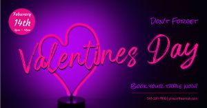 Retro Valentine's Day Facebook Post