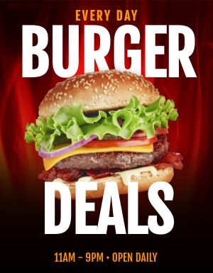 Burger Deals Flyer