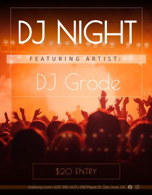 DJ Nightclub Flyer
