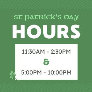 Simple St Patricks Day Hours Instagram Post