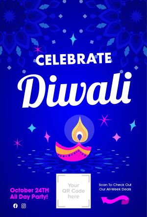 Celebrate Diwali Table Tent