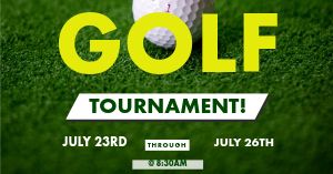 Green Golf Tournament FB Post