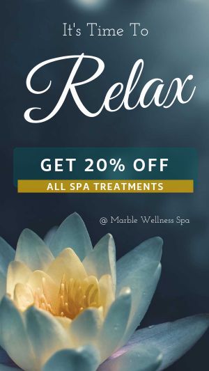 Spa Discount Facebook Story