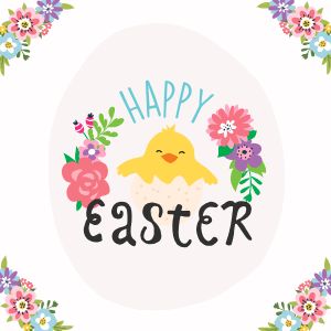 Charming Easter Instagram Post