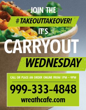 Takeout Takeover Flyer