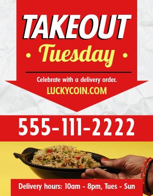 Delivery Tuesday Flyer