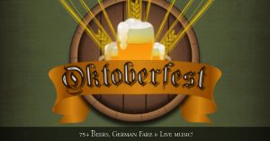 Oktoberfest Bar Facebook Post
