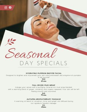 Day Spa Flyer