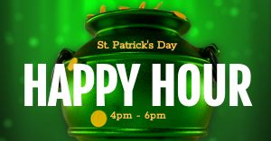 St Patricks Happy Hour FB Post