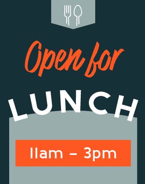 Open For Lunch Poster