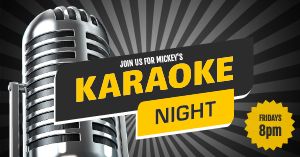 Black Karaoke Night FB Post
