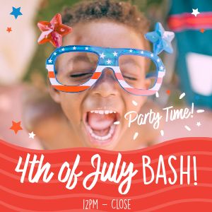 July 4th Party Instagram Post