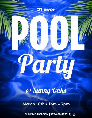 Pool Party Nightclub Flyer