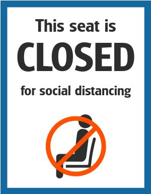Seat Closed Sign