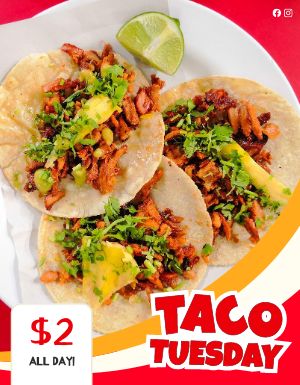 Taco Daily Specials Flyer