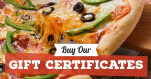 Pizza Gift Certificates Facebook Post