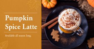 Pumpkin Latte Facebook Post