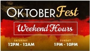 Oktoberfest Weekend Hours Digital Display