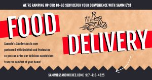 Outside Delivery Service Facebook Post