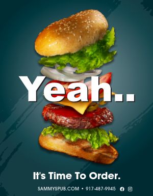 Simple Burger Flyer