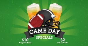 Game Day Deals Facebook Post