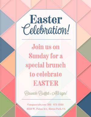Easter Celebration Flyer